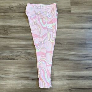 Like New Fabletics limited Sakura Swirl print Oasis Leggings